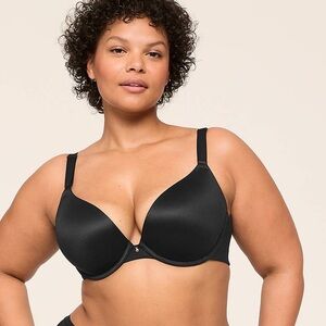 NWT 2 packLane Bryant Cacique Invisible Backsmoother Boost Plunge Bra Black&Cafe